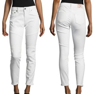 True Religion Jeans - NWT True Religion white cropped cuff jeans True Religion Jeans - NWT True Religion white cropped cuff jeans